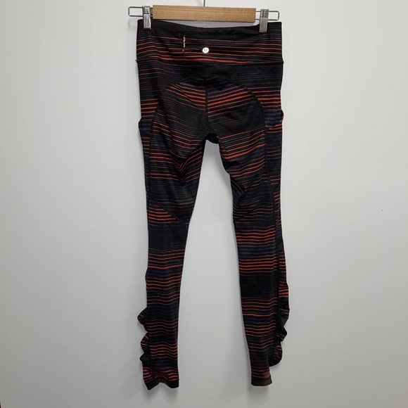 Lululemon Speed Tight IV Twisted Dune Alarming Black Size 4‎ - Picture 7 of 9